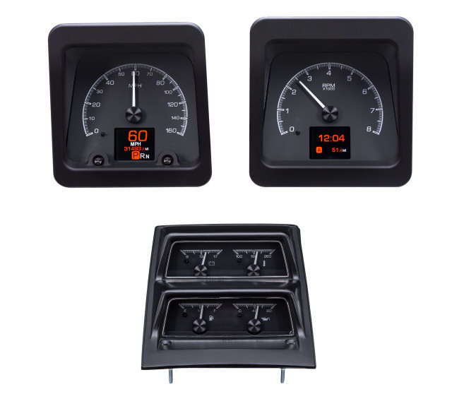 1969 Chevy Camaro W/Console Gauges HDX System, Black Face