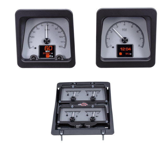 1969 Chevy Camaro W/Console Gauges HDX System, Silver Face