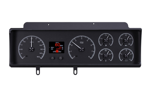 1970-72 Chevy Malibu HDX System, Black Face
