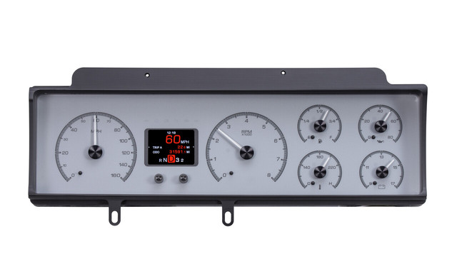 1970-72 Chevy Malibu HDX System, Silver Face