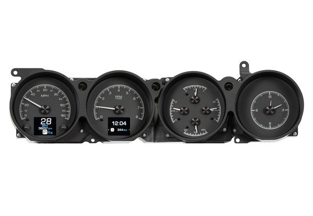 1970-74 Dodoge Challenger Rallye HDX System, Black Face