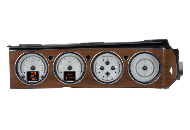 1970-74 Dodoge Challenger Rallye HDX System, Silver Face