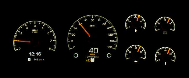 1995-98 Chev/GMC Pickup HDX System, Silver Face