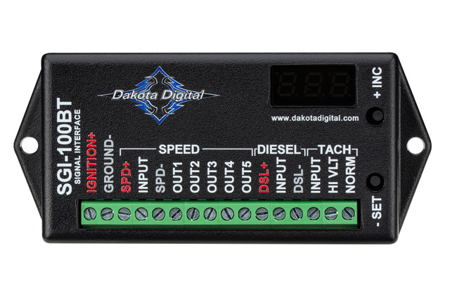 Speed, Tach And Diesel Signal Interface, Bluetooth