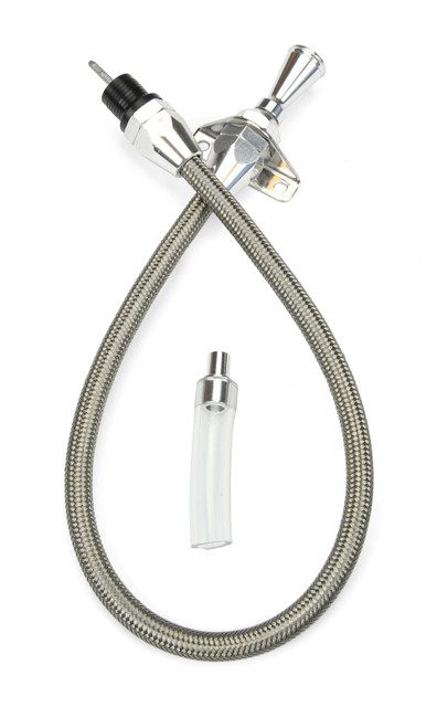 Hi-Tech Flexible Stainless Firewall Mount Trans Dipstick For 200-4R , Gearstar Performance Transmissions