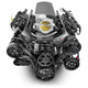 376CI GM LS Compatible Deluxe Dressed -EFI -Black Kit, Engine Complete Assembly, Gearstar Performance Transmissions
