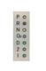 Gear Indicator Plate, Vertical W/ OD, Gear Position Indicators, Gearstar Performance Transmissions