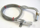 Hi-Tech Flexible Stainless Firewall Mount Trans Dipstick For C-4 Pan Fill , Gearstar Performance Transmissions