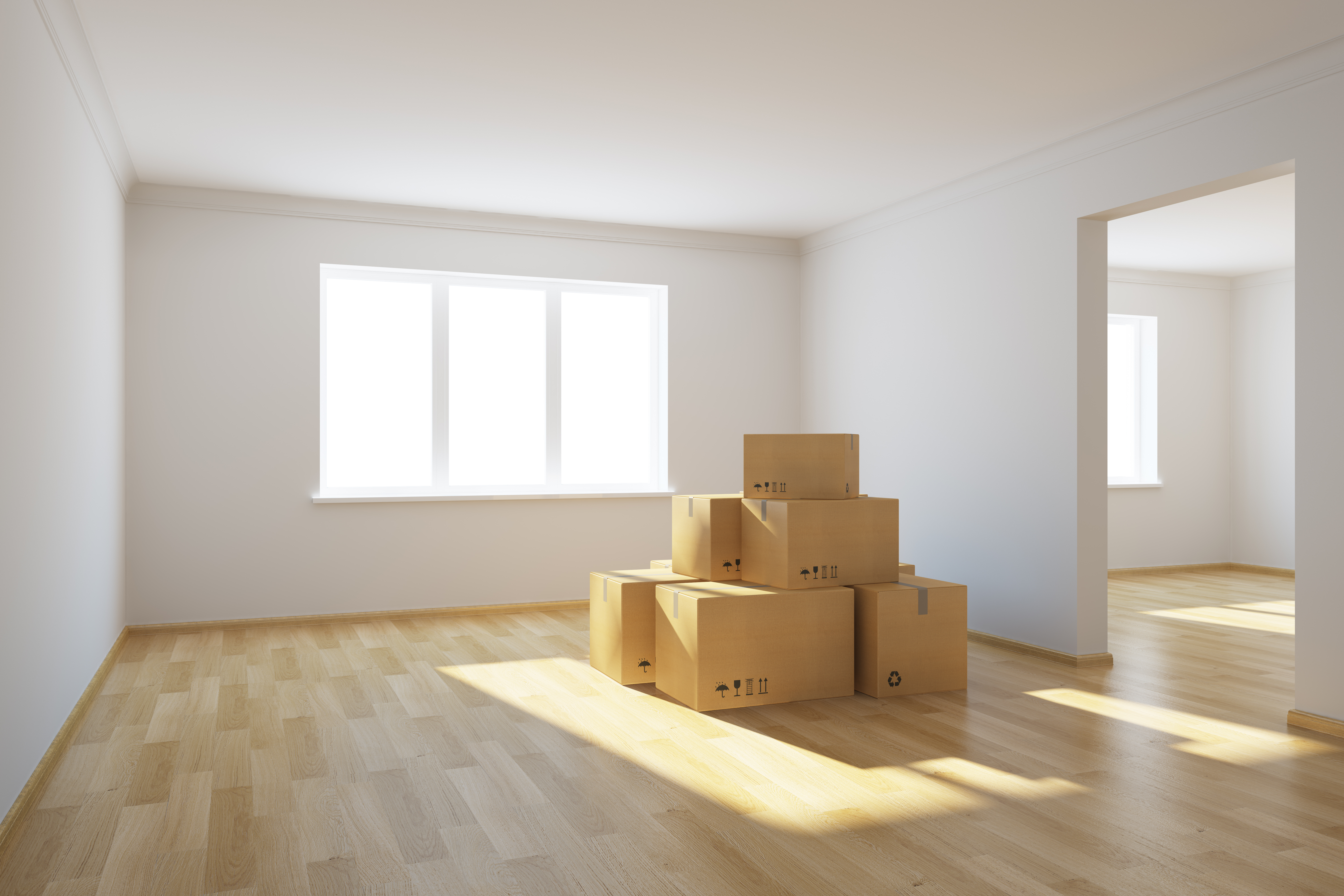 Multifamily apartment unit ready for turnover