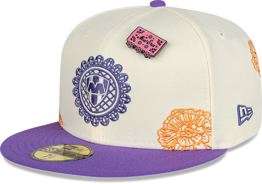 Gorra Rayados de Monterrey Día de Muertos 59FIFTY Cerrada