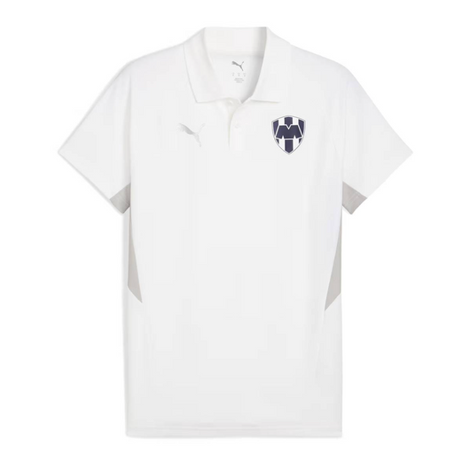 Playera polo rayados Evostripe Blanca 25-26