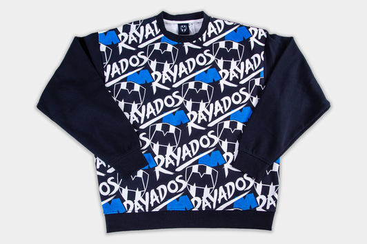 All Over Print Crewneck Rayados