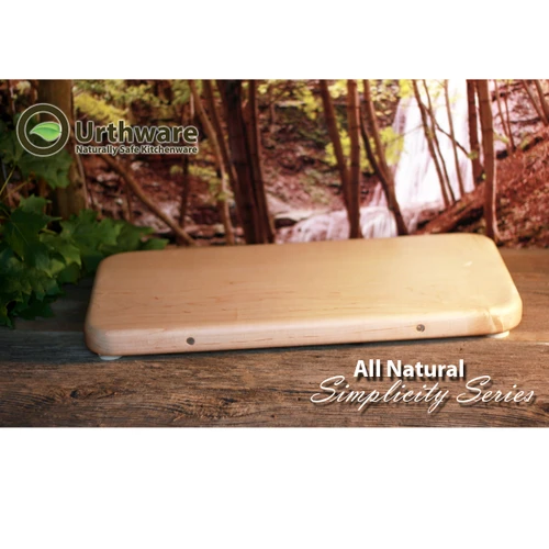 Urthware All Natural Simplicty series XL  Cutting board. Solid Canadian hard maple no glue