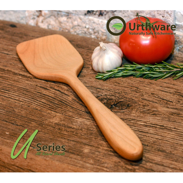 Urthware  Hard maple hand crafted wooden spatulas made in Canada with Organic safe finishes