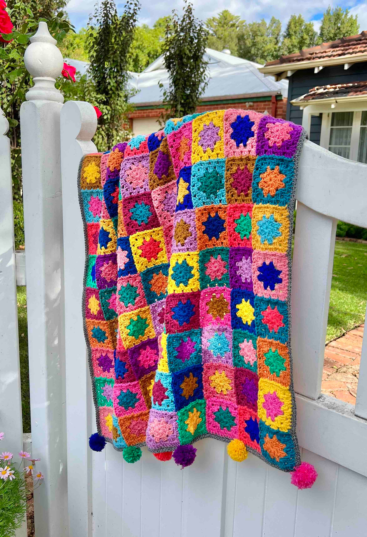 Crochet Trim Blanket main image 0