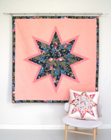 A modern twist on a traditional Lone Star Quilt