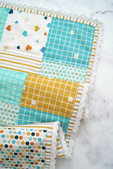 Crochet Trim Blanket Paper Pattern