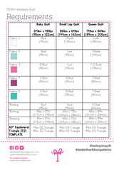 Harlequin Quilt Pattern Requirements