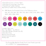 Mini Mayfair Petals Pouch requirements