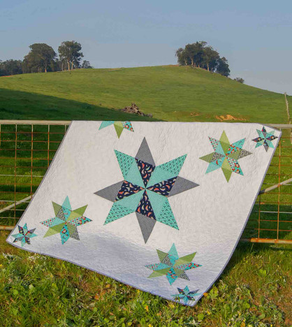 ocean stars quilt pdf pattern