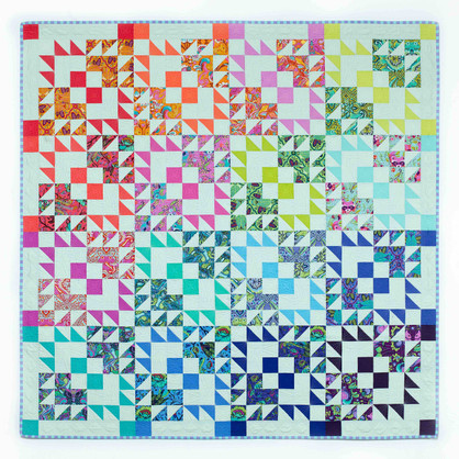 Ombre your Electric Pop Quilt, Make it Rainbow coloured, make it scrappy or with your favourite Bundles