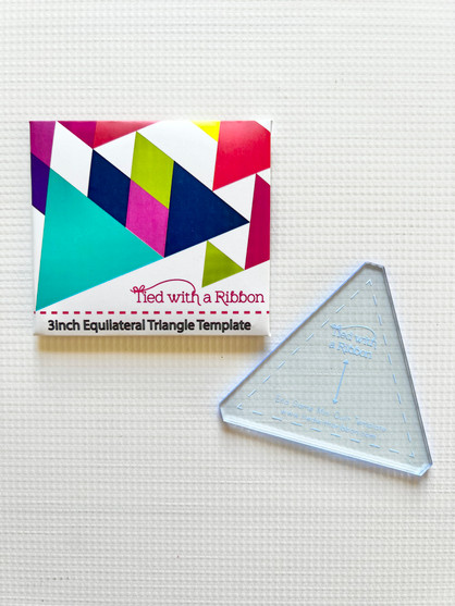 3 inch Equilateral Triangle Acrylic Template