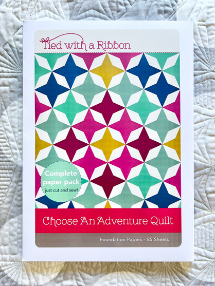 Foundation Paper pack for the Choose An Adventure Quilt
