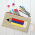 colour my world pencil case pdf pattern