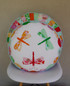 Dragonfly Appliqué and Sprocket Round Cushion Set