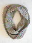 Scallop Edge Infinity Crochet Scarf PDF Pattern