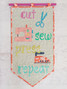 Cut Sew Press Repeat Mini Quilt Paper Pattern
