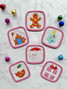 Merry Coasters - Applique coasters perfect for Christmas and festive celebrating