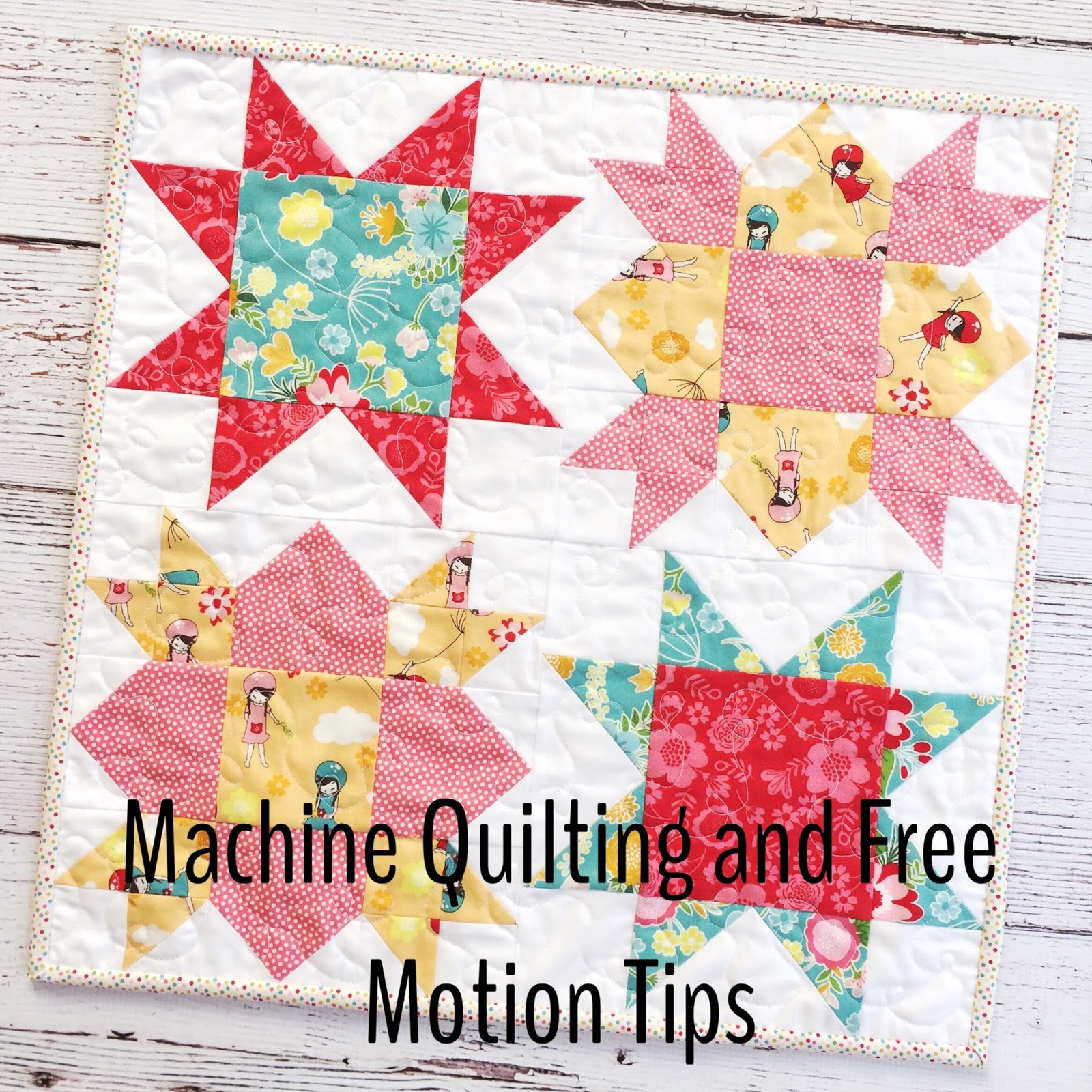 Machine Quilting Tips