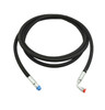 HOSE, 1/4 X 13'.10", 1/4" MNPT X 1/4 FJIC 90