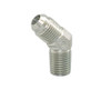 ADAPTER, 45 DEGREE, 1/4"NPTM X 3/8" MJIC