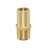 HOSE BARB, BRASS, 3/4 BARB X 1/2 MPT