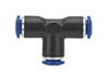 ADAPTER, TEE, 1/4"PUSH, COMPOSITE