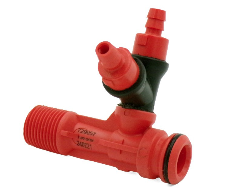 INJECTOR, 0.070, QUICK x 3/8"NPTM, 1 INLET, ORANGE, 1.50GPM
