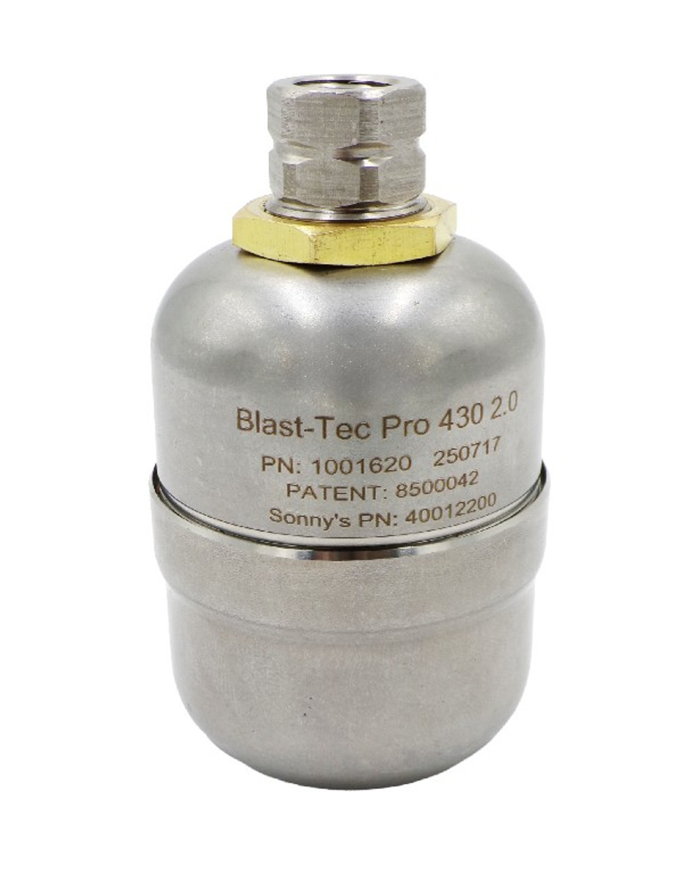 SPRAY TIP, ROTATING NOZZLE, SS BODY, 1GPM, 30DEG, 1/4"NPTF