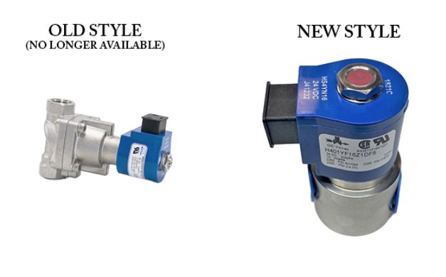 VALVE, HP, SOLENOID 1/2 NC, 24VDC, 2200PSI, DIN, SS