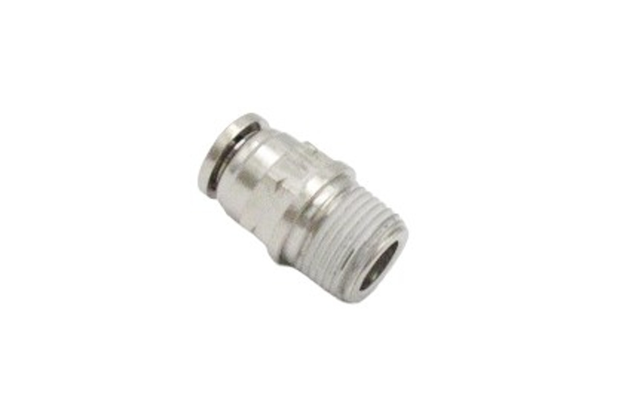 ADAPTER, 3/8" PUSH X 3/8" MPT, NICKEL-PLATED BRASS