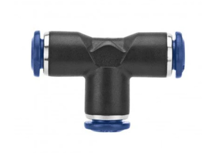 ADAPTER, TEE, 1/4"PUSH, COMPOSITE