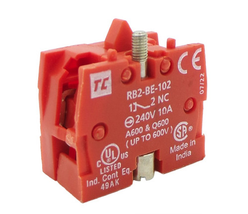 CONTACT BLOCK, NORMALLY CLOSED