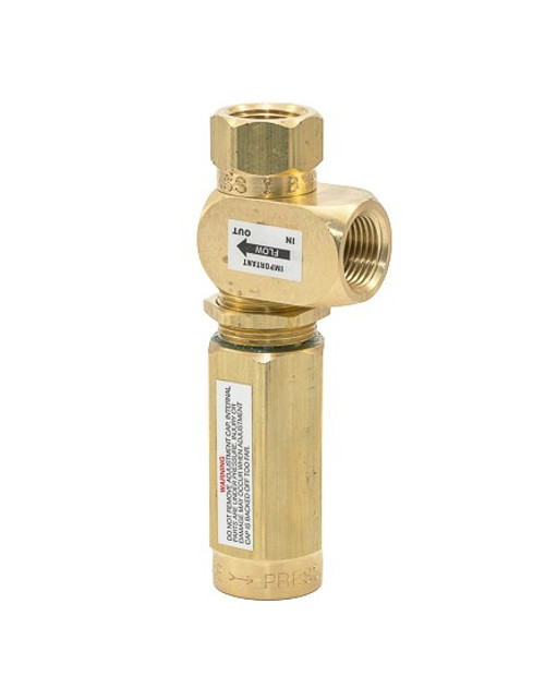 PRESSURE REGULATOR, BRASS, 3/8"NPTF, BUNA, 500PSI (BLUE)