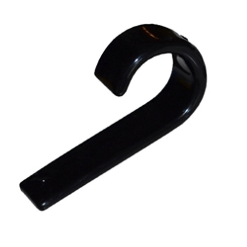 BLACK RUBBER COATED HOSE HOOK