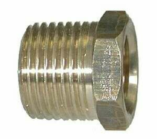 REDUCER BUSHING, 304 SS, 1-1/2" MPT X 1" FPT
