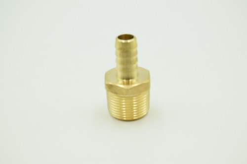 HOSE BARB, BRASS, 1/2 BARB X 3/4 MPT