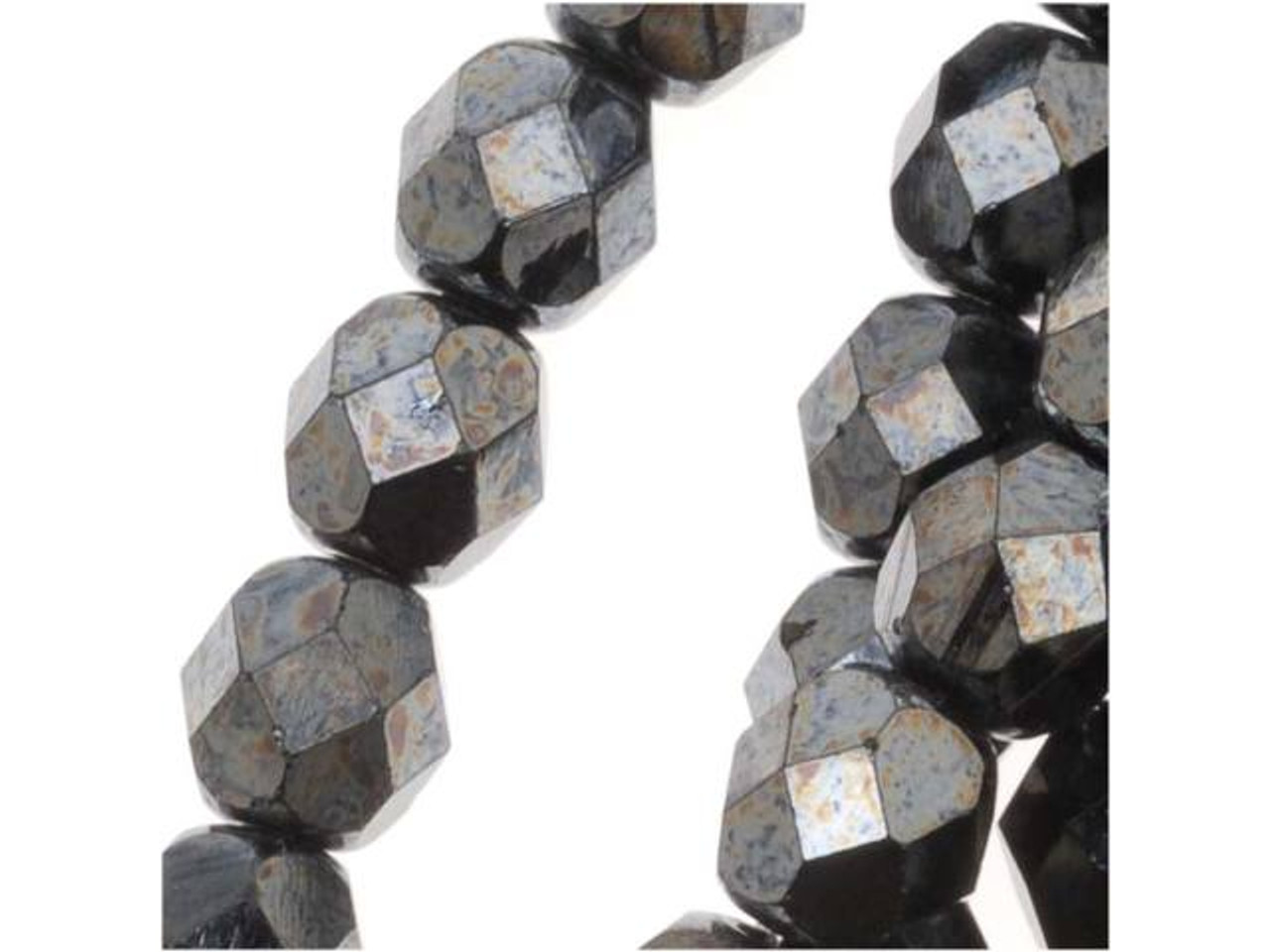 Hematite Copper Bead Necklace 4mm Round Hematite Beads Handmade Copper Bead  Necklace