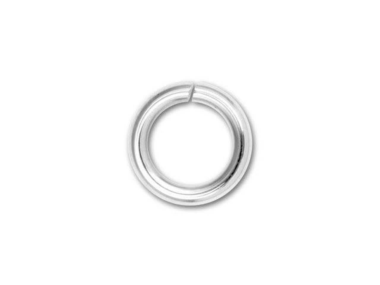 Sterling Silver Open Jump Ring - 0.035 x .290 inches (0.90 x 7.35mm)