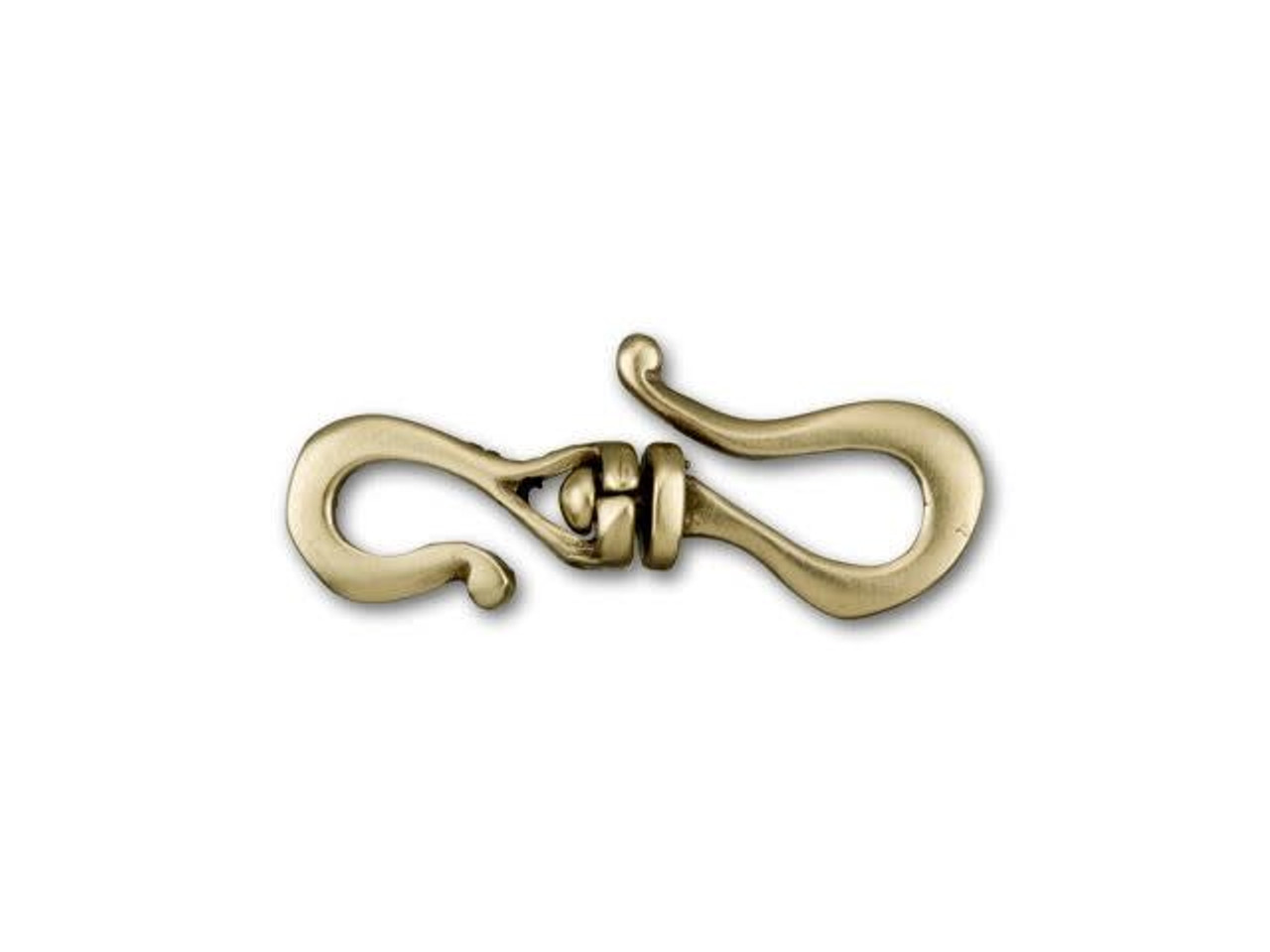 Sterling Silver S Clasp Hook Clasp With Closed Rings 8mm S Shape